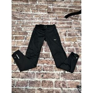 Mizuno Women's Black‎ "Japan Engineered" Athletic Running Pants Medium Zip Ankle